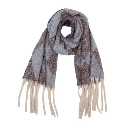 Jacquard Scarf Shawl – 185 × 40 cm + 15 cm fringe; 280 g per scarf detail