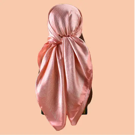 Geometric Polka Dot Printed Scarf Shawl – 90 × 90 cm detail