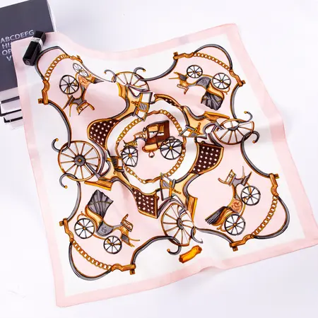 Printed Scarf Shawl – 60 × 60 cm detail