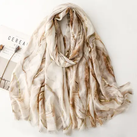 Printed Scarf Shawl – 180 × 88 cm