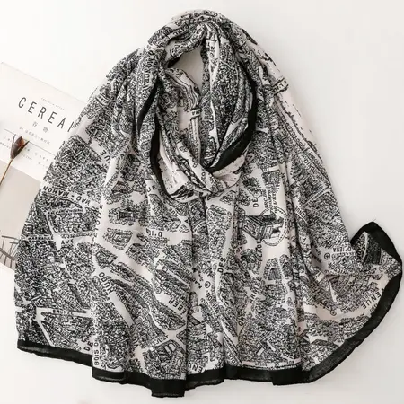 Silk Scarf Shawl – 180 × 90 cm detail