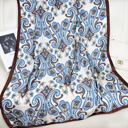Silk Scarf Shawl detail