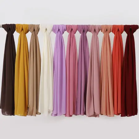 Chiffon Hijab detail