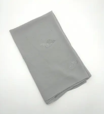 Chiffon Solid Color Scarf Shawl detail