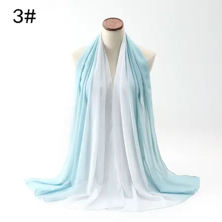 Chiffon Gradient Hijab detail