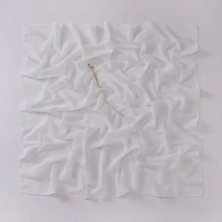 Chiffon Floral Headscarf – 80 × 180cm detail