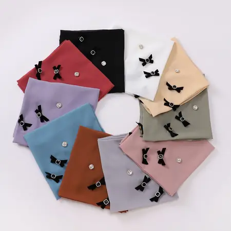 Chiffon Headscarf detail