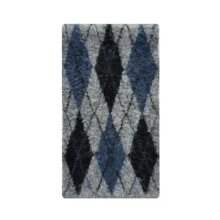 Women's Wool Blend Plaid Knit Scarf Shawl – 165 × 22 cm detail