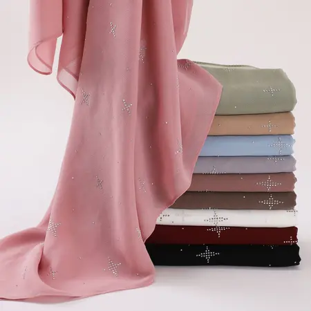 Chiffon Hijab detail