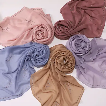 Chiffon Scarf Shawl detail