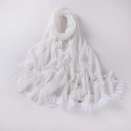 Chiffon Scarf Shawl detail