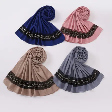 Chiffon Headscarf detail