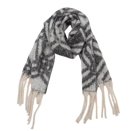 Plaid Jacquard Scarf Shawl detail