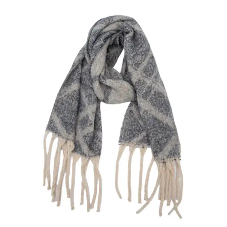 Jacquard Scarf Shawl – 185 × 40 cm + 15 cm fringe; 280 g per scarf detail
