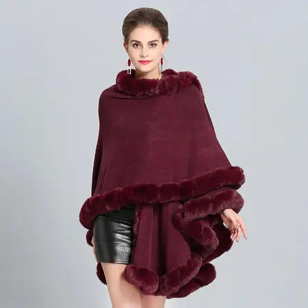 Knit Poncho – 80 × 180cm detail