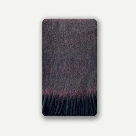 Women's Wool Blend Gradient Fringed Scarf Shawl – 215 × 27 cm detail