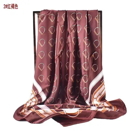 Printed Scarf Shawl – 90 × 90 cm detail