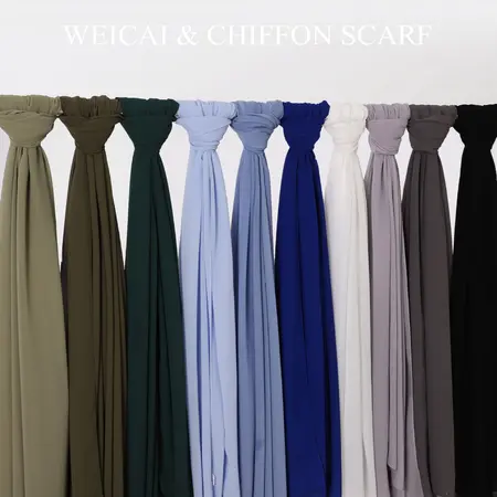 Women's Chiffon Hijab detail