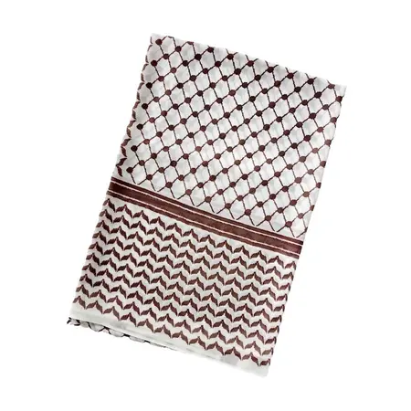 Chiffon Plaid Printed Hijab – 70 × 180 cm detail