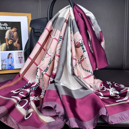 Silk Scarf Shawl – 90 × 180cm