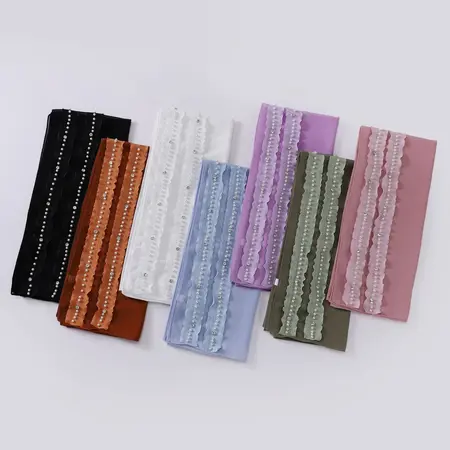 Chiffon Headscarf detail