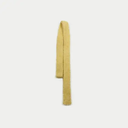 Wool Blend Solid Color Lightweight Narrow Scarf Shawl – 180 × 5 cm detail