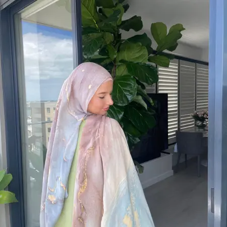 Cotton Hijab – 170 × 70 cm detail