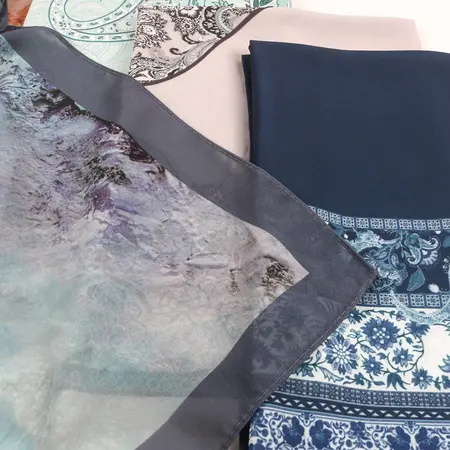 Chiffon Printed Scarf Shawl – 170 × 70 cm detail