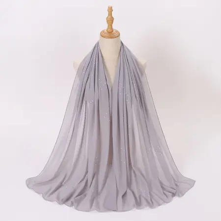 Chiffon Headscarf detail