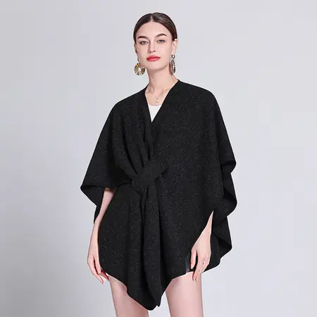 Knit Poncho detail