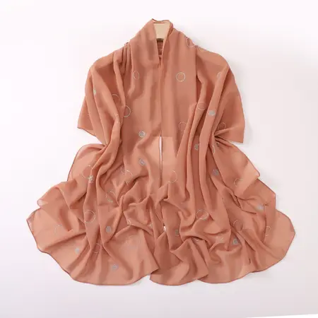 Chiffon Scarf Shawl detail