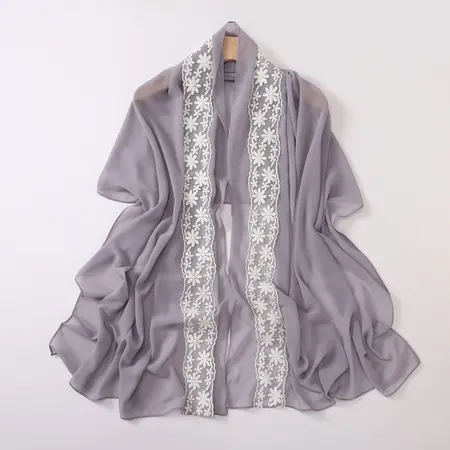 Chiffon Scarf Shawl detail