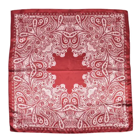 Women's Floral Vintage Scarf Shawl – 90 × 90 cm detail