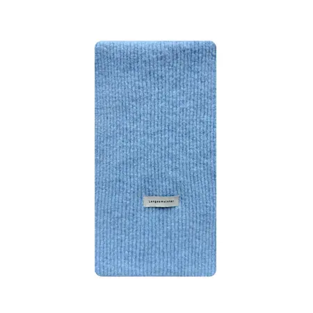 Women's Wool Blend Solid Color Knit Scarf Shawl – 160 × 20 cm detail
