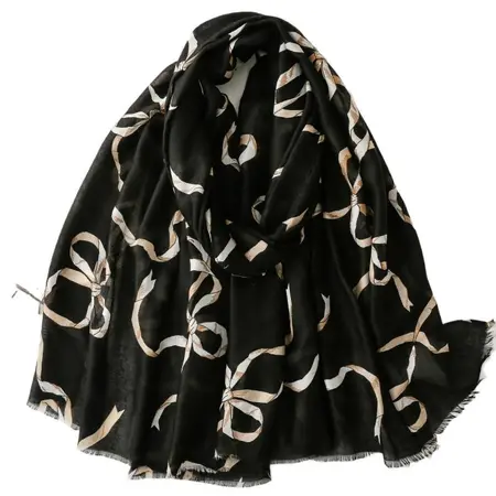Printed Scarf Shawl – 180 × 88 cm detail