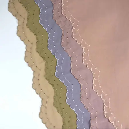Chiffon Embroidered Hijab