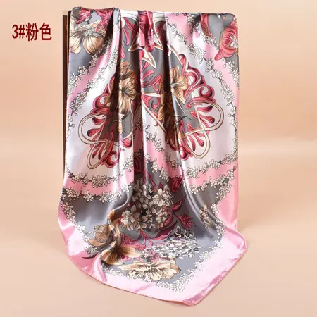 Printed Scarf Shawl – 90 × 90 cm detail