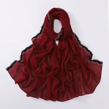 Chiffon Headscarf detail