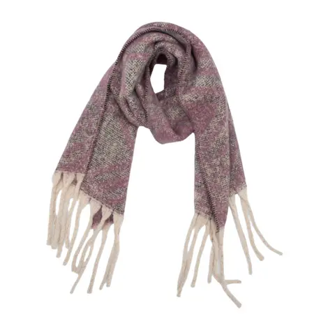 Plaid Jacquard Scarf Shawl detail