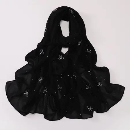 Chiffon Headscarf detail
