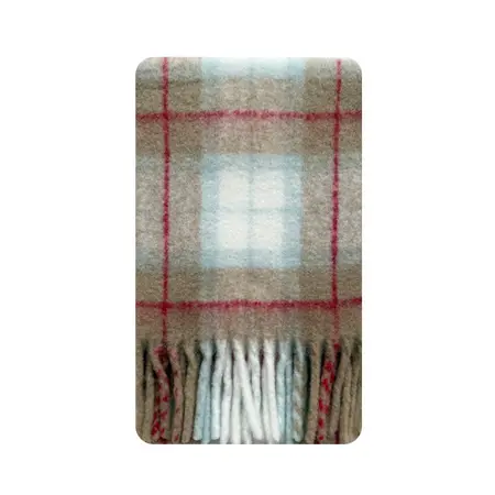 Women's Wool Blend Plaid Scarf Shawl – 220 × 30 cm detail