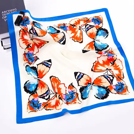 Printed Scarf Shawl – 60 × 60 cm