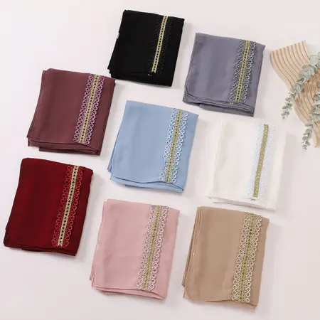 Chiffon Headscarf detail