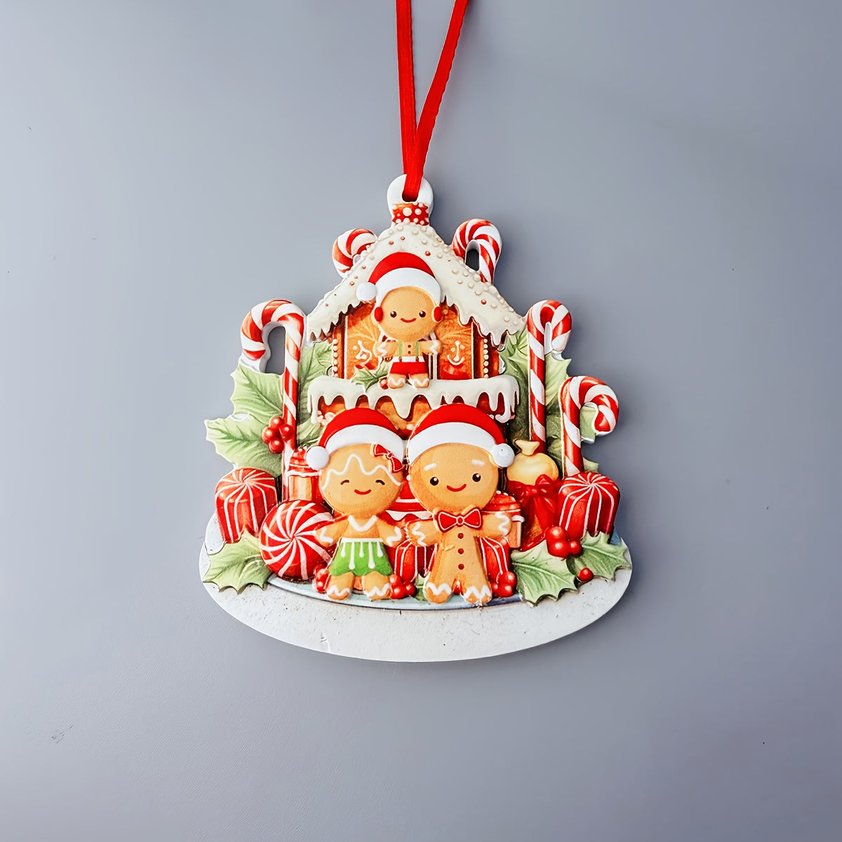 DIY Personalized custom pendant, resin material, family Christmas decoration pendant that can be customized with names/words