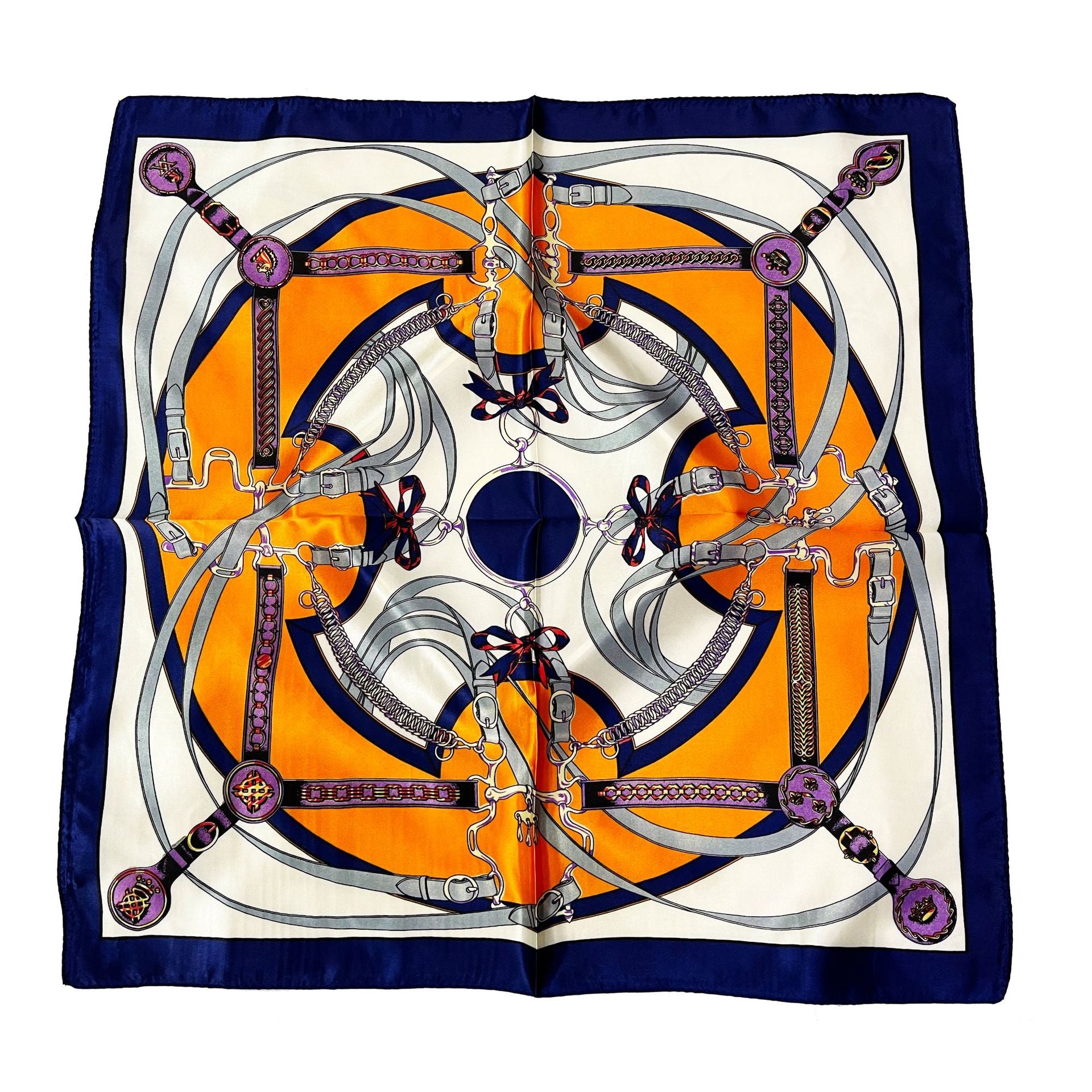 Simulation silk small square scarf professional scarf women's 60 * 60cm silk scarf