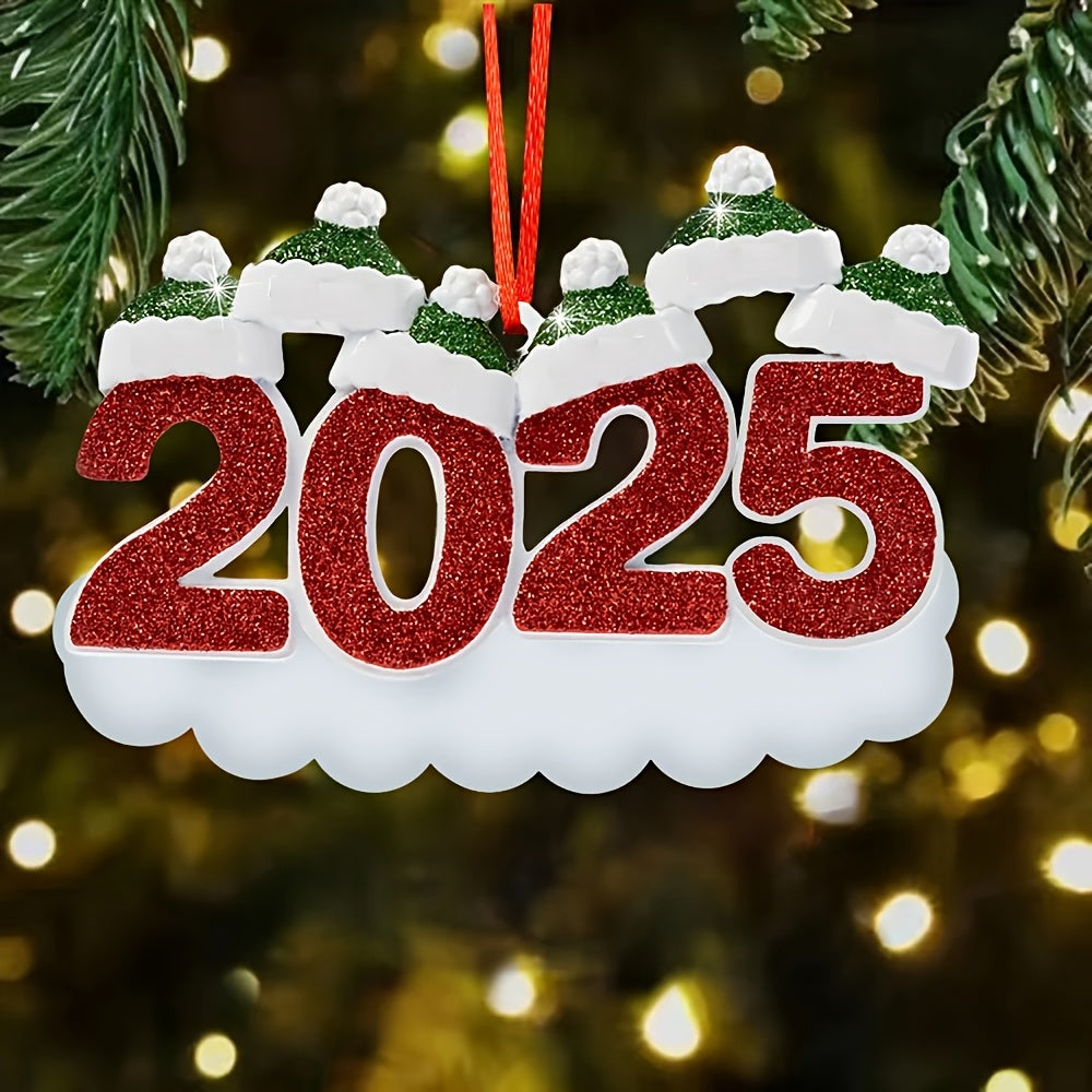 DIY Personalized custom pendant, resin material, family Christmas decoration pendant that can be customized with names/words