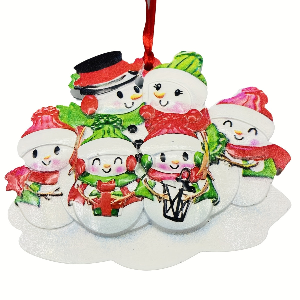 DIY Personalized custom pendant, resin material, family Christmas decoration pendant that can be customized with names/words