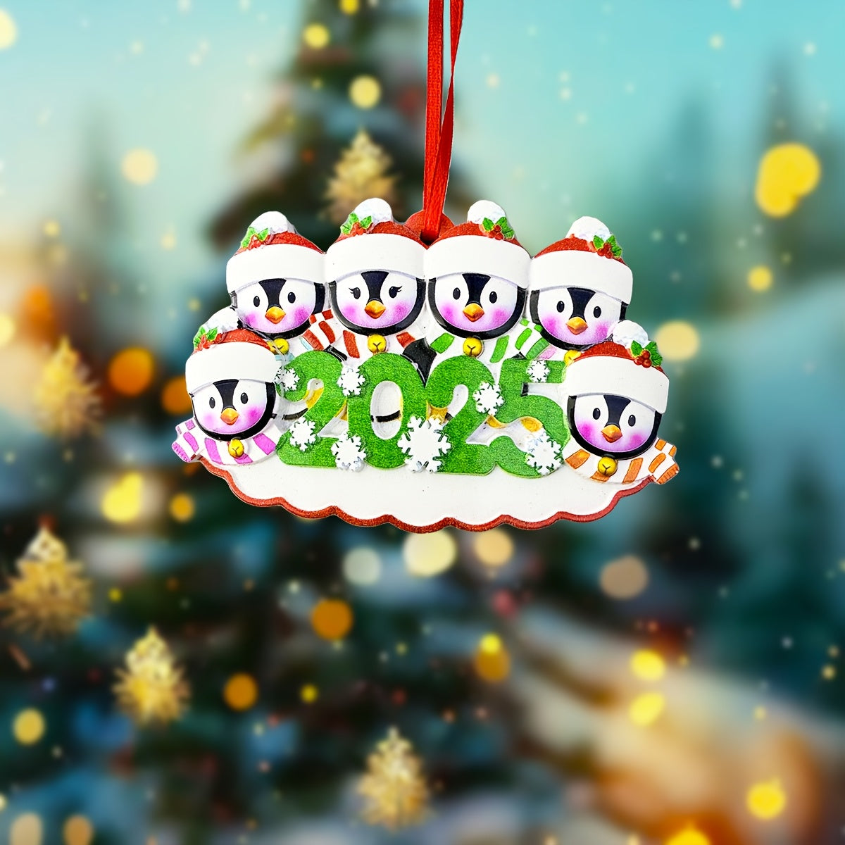 DIY Personalized custom pendant, resin material, family Christmas decoration pendant that can be customized with names/words