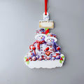 DIY Personalized custom pendant, resin material, family Christmas decoration pendant that can be customi