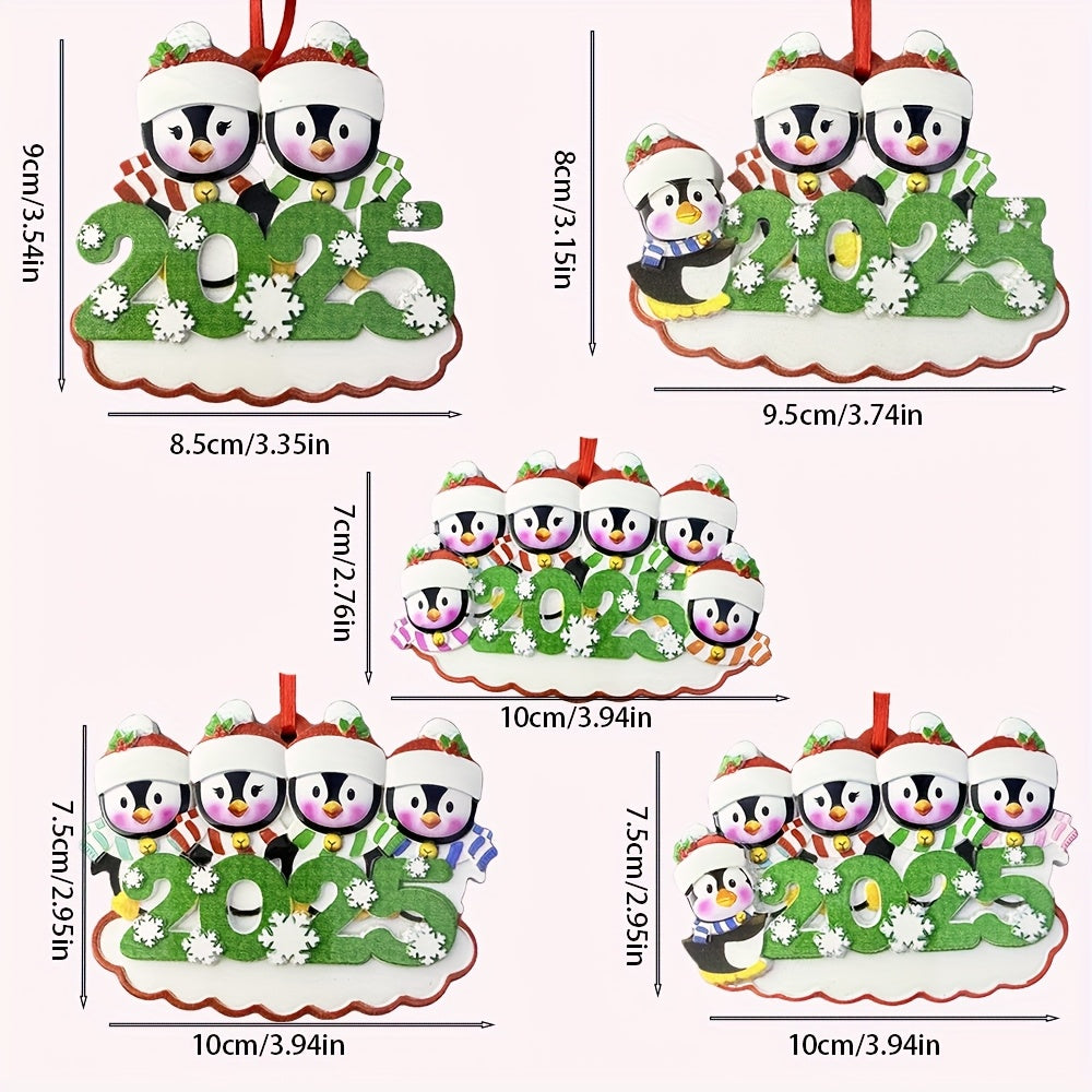 DIY Personalized custom pendant, resin material, family Christmas decoration pendant that can be customized with names/words